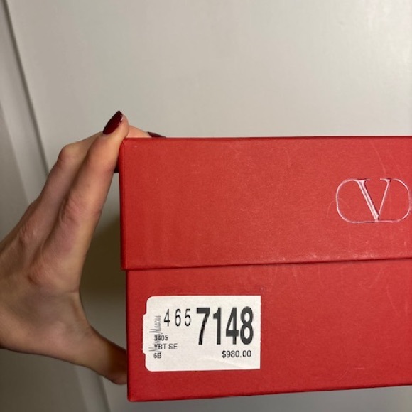 Valentino Rockstud Flatform Espadrilles, size 6 - Picture 7 of 7